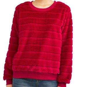 No Boundaries Juniors ´ Faux fur pullover